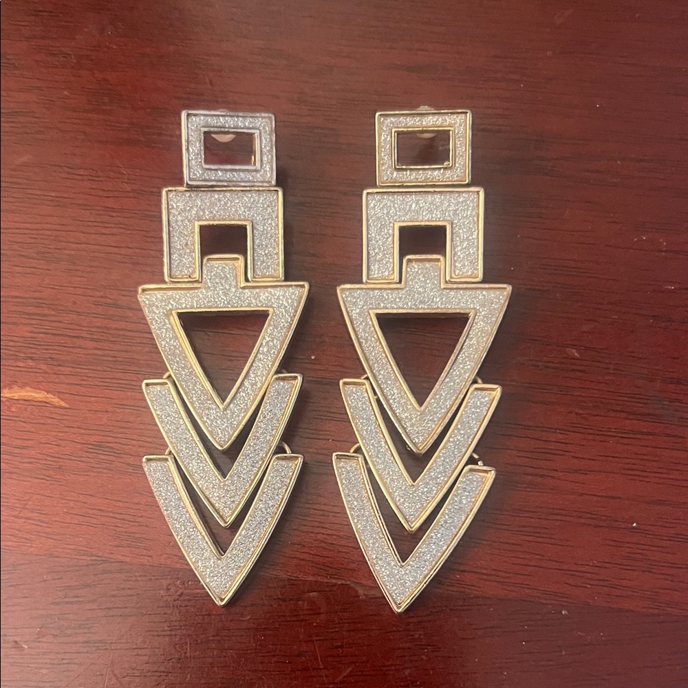 ⭐️Aldo Gold and Silver Statement Earrings